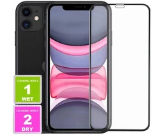 Cosmotel 5d grūdintas stiklas iphone 11 / xr pilnas ekranas veikiantis face id