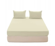 Cotton world paklodė su guma 160x200 cm Ecru Jersey įvairių spalvų
