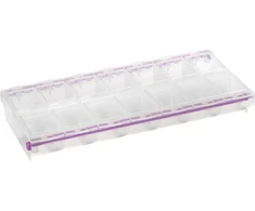Craft Mates Lockables 2xl organizatorius su 14 skyrių, 23,5 x 10,8 x 3,2 cm