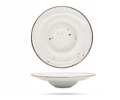 CREAM Lėkštė pastai 28 cm Cottage Kreminis Bogucice