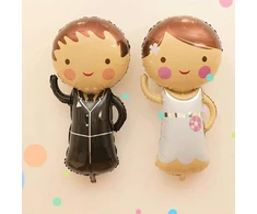 Create idea Xxl folinis balionas Mr &amp; Mrs vestuvių dekoracija balionas nuotakos ir jaunikio kostiumas helio vestuvių dekoracija