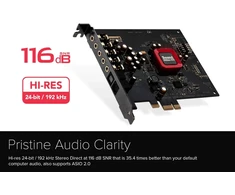 Creative Sound Blaster Z Se vidinė garso plokštė, 24-bit/192khz, 116db Snr