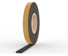 Crinston ® lipni sandarinimo juosta durims ir langams, 20 x 10 mm, 2 ritiniai po 4 m, iš viso 8 m, Epdm korėta guma, garso izoliacija, vandeniui atsparus guminis sandariklis, sandarinimo juosta, juoda