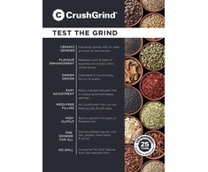 Crushgrind - originalus keramikinis mechanizmas Stockholm S/p 270mm Beech Juodas, Wood, Nylon/a, Not Applicable