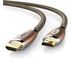 Csl - 5m premium hdmi kabelis 2.0b uhd 4k - didelis greitis su ethernet - hdmi 2.0b 2.0a 2.0 1.4a - 4k ultra hd 2160p full hd 1080p - trigubai ekranuotas kabelis - 3d arc cec - vario dizainas