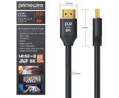 Csl Hdmi 2.1 kabelis, 1,5m, juodas
