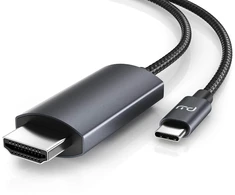 Csl - usb c į hdmi kabelis 4k 60hz - 1m - hdtv 4k kabelis - hdr - usb type c į hdmi 2.0