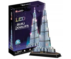 CubicFun Cubic Fun 3d dėlionė Burj Khalifa Šviečianti Pramoga vaikams