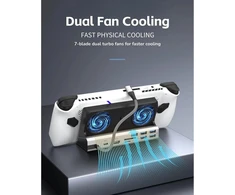 Cuifati steam deck dokas, skirtas rog ally – 10 viename dvigubas ventiliatoriaus dokas – 2 x usb 3.0, 3 x usb 2.0, hdmi 4k@60hz rj45, atminties kortelė, atminties kortelė, 100w pd prievadas