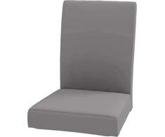Custom Slipcover Replacement tvirtas Henriksdal kėdės užvalkalas, plotis 21" pakaitinis užvalkalas, tinkantis Ikea valgomojo kėdžių užvalkalams (šviesiai pilka medvilnė)