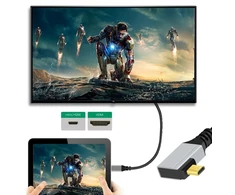 Cy 90 laipsnių kampu Micro Hdmi 2.1 Hdtv kabelis itin plonas 8k 4k itin lankstus plonas A tipo į D tipo kabelis kamerai Hdtv 50cm