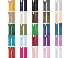 Cyclingcolors 2 x užtrauktukai nr. 5 70 cm su įpuršktais plastikiniais dantukais poliesteris atsegamas tinklelio traukiklis slankiklis užtrauktukas drabužių siuvimo striukėms galanterija eglės