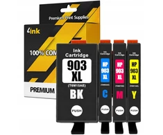 D-Link 4x 4ink 903 xl rašalo kasetės hp officejet 6900 6950 6960 6970 spausdintuvams