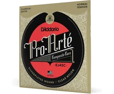 D'addario Ej45c Pro-arte Composites Normalaus stiprumo (.028-.044) klasikinės gitaros stygos