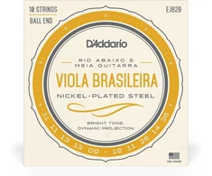 D'addario Ej82b "rio Abaixo and Meia Guitarra Brasileira" violos komplektas
