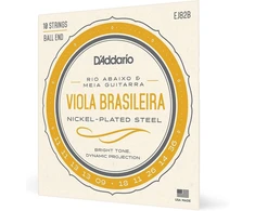 D'addario Ej82b "rio Abaixo and Meia Guitarra Brasileira" violos komplektas