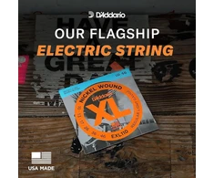 D'addario Esxl110 Xl Nickel Wound Regular Light (.010-.046) Double Ball End elektrinės gitaros stygos