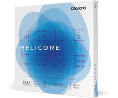 D'addario Helicore 3/4 dydžio lengvo įtempimo orkestrinės kontraboso stygų komplektas
