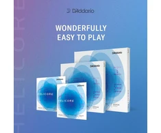 D'addario Helicore 3/4 dydžio lengvo įtempimo orkestrinės kontraboso stygų komplektas
