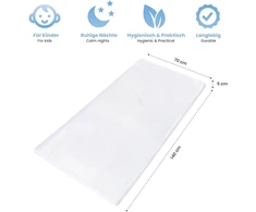 Čiužinys Dailydream Model Kids M viskoelastinis antčiužinis su memory foam efektu 140 x 70 x 5 cm standard edition