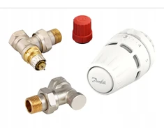 Danfoss Termostatinis kampinis komplektas su Regus galvute, 015g5303