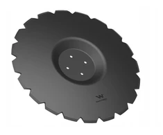 Dantytas diskas Z-20 fi 610 tvirtinimas 4/98 storis 5 mm įspaustas plienas b