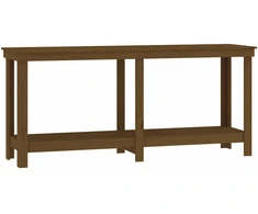 Darbastalis, medaus rudas, 180x50x80cm, pušies medienos masyvas