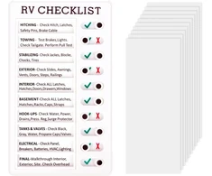 Darbo lentelė suaugusiems, nešiojama darbų sąrašo lentelė namų kelionių planavimo priminimui kasdieniams reikalams su 10 keičiamų popieriaus lapų (rv Checklist)