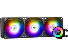 Darkflash ap360 3x 120mm 1800 aps/min vandens aušinimas, juodas