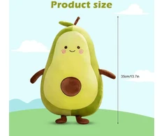 Dasiautoem avokado pliušinis žaislas, 35 cm minkštas žaislas, avokado pagalvėlė, dovana vaikams, kimštas pliušinis pagalvėlės žaislas, sofos atlošo pagalvėlė, minkšta pagalvėlė automobiliui, sofai, miegamajam, svetainei