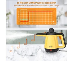 Daugiafunkcinis garų valytuvas, rankinis garų valytuvas, 1200w rankinis garintuvas valymui su 450ml vandens talpa, 10 viename garų valytuvo rinkinys automobiliui, apmušalams, sofai, namams, voniai, virtuvei, paviršiams