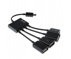 Daugiafunkcinis Usb Otg adapterio kabelis su 3x Usb2.0 1x Micro Usb