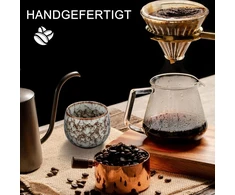 Dawris espresso puodelių rinkinys, 5 vnt., 130 ml, keraminiai espresso puodeliai be rankenėlės, mocha puodelių rinkinys, japoniški arbatos puodeliai, espresso ir mocha puodeliai, arbatos puodelių rinkinys, cappuccino puodeliai