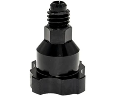 Dažų purkštuvo puodelio adapteris jungties dalis purškimo indelis juodas 11 mm 14 sriegis