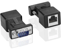 Db9 Rs232 9 kontaktų į Rj45 jungties prailgintojas