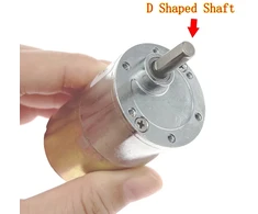 Dc 12v 200rpm Reduktorinis Variklis su 6mm Velenu