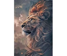 Dcidbei 5d deimantų tapyba liūtas 40 x 50 cm deimantų tapybos paveikslai zodiako ženklas liūtas deimantų tapyba pagal skaičius liūtas mozaikos lipnūs paveikslai suaugusiems gyvūnai liūto drąsa stiprybė didybė lipnus