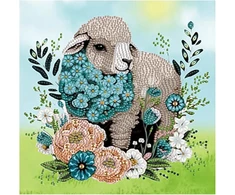 Dcidbei specialus deimantinis paveikslas 30 x 30 cm 5d deimantinis paveikslas suaugusiems aštrus deimantinis paveikslas avinėlio paveikslas pagal skaičius aštrūs siuvinėjimo paveikslėliai suaugusiems aštrus deimantinis paveikslas avinėlis gyvūnai