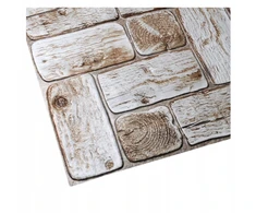 Deccart dekoratyvinės 3d Pvc sienų panelės, medžio imitacija, Light Wood
