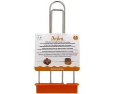 Decora 0064018 aušinimo grotelės 22 cm 4 atramos skirtos panettone ir colomba