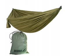 Dedra turistinis hamakas survival 270x140cm nailonas 210t + krepšys n1035