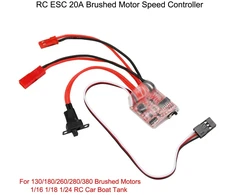 Default 20a Esc Variklio greičio reguliatorius Rc automobiliams, laivams
