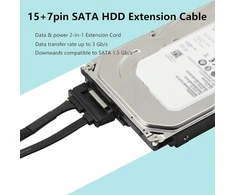 Default 22 kontaktų Sata prailginimo laidas (30cm, 6gbps)