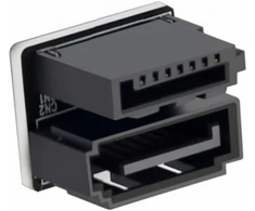 Default Adapteris Sata 7-pin Moteriškas į 7-pin Vyriškas 360° Kampinis