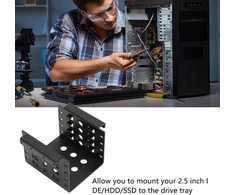 Default Aliuminio 4 skyrių 2.5" Hdd/ssd laikiklis