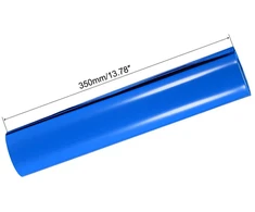 Default Pvc Termiškai Susitraukiantis Vamzdelis Baterijoms, 1m, Mėlynas