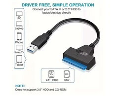 Default Usb 3.0 į Sata adapteris 2.5" Ssd/hdd, 5gbps