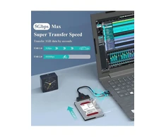 Default Usb 3.0 į Sata adapteris 2.5" Ssd/hdd, 5gbps
