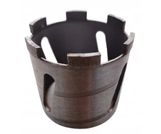 Deimantinis karūninis grąžtas 82 mm betonui, karūnėlė dėžutėms M16