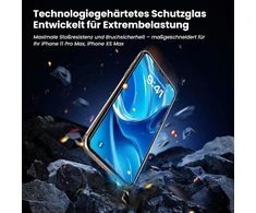 Deinodon 3d grūdintas stiklas, skirtas iphone xs max ekrano apsaugai, pilnas padengimas 9h, beveik nematomas stiklo ekrano apsauga, dvigubai sustiprintas, be burbuliukų (juodas)